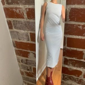 Open back maxi dress